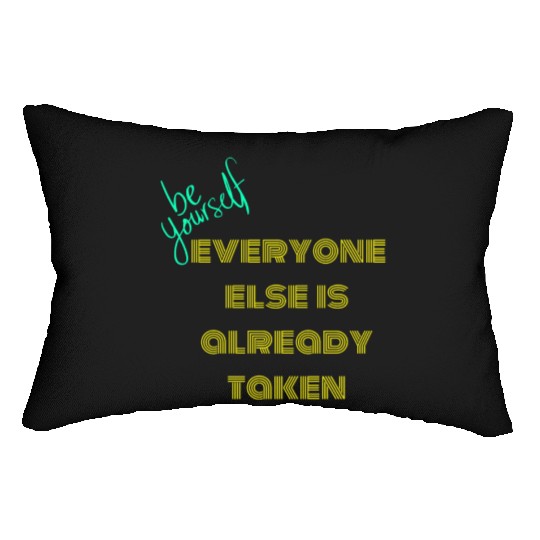 Unique Identity Lumbar Pillows - Be Yourself