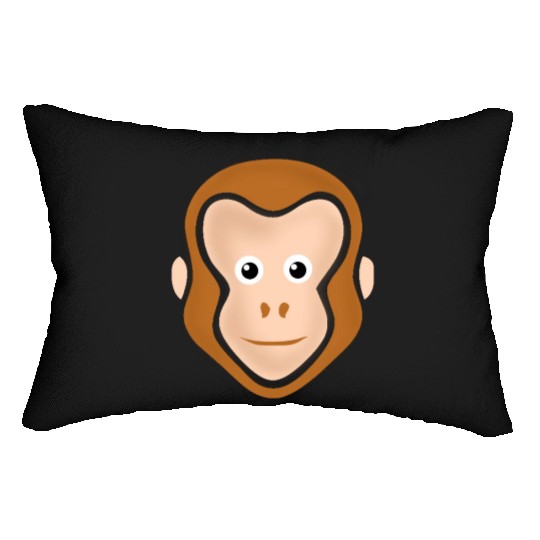 Monkey Face Adorable Lumbar Pillows