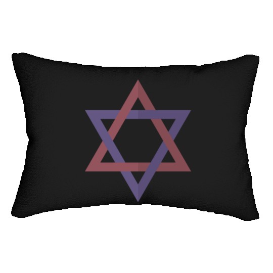 Star Of David Lumbar Pillows