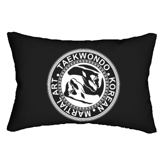 TAEKWONDO FIST YING YANG Lumbar Pillows