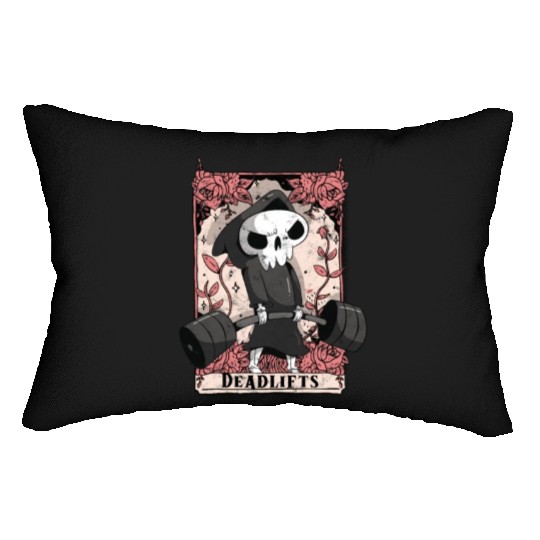 DEADLIFTS Tarot Card - Fitness Lumbar Pillows