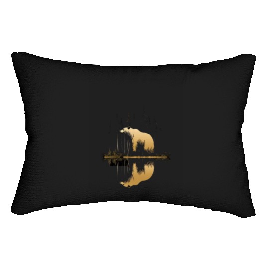 Bear Animal Grizzly Natures Lumbar Pillows