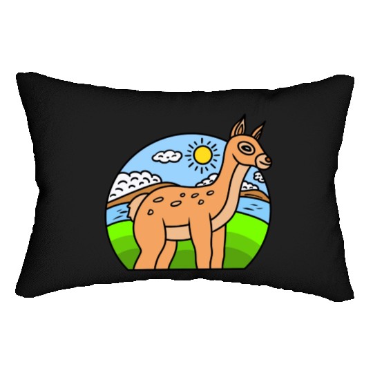 Cute Cartoon Deer Lumbar Pillows