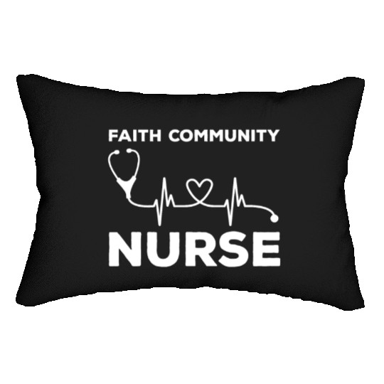 Faith Community Nurse Outfit Religious Lumbar Pillows