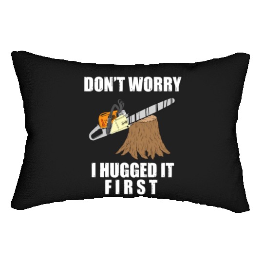 Lumberjack Chainsaw Logging Arborist Lumbar Pillows
