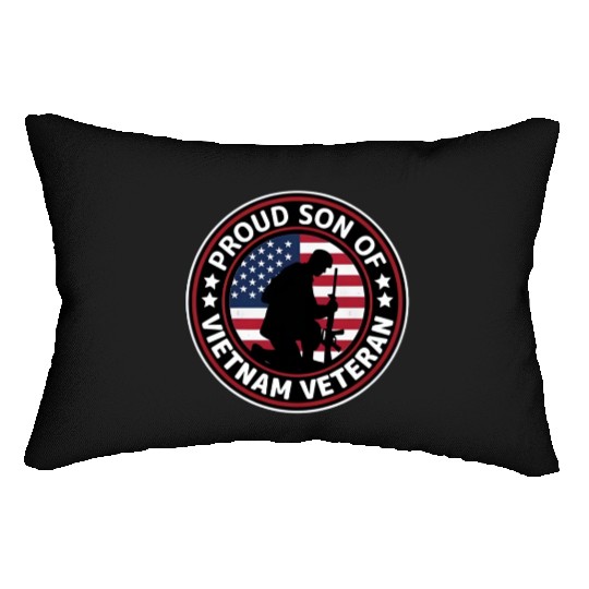 Proud son of Vietnam veteran Lumbar Pillows