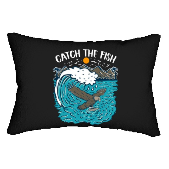 CACTH THE FISH Lumbar Pillows