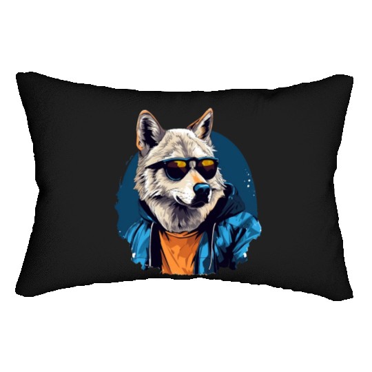 Street Style Arctic Wolf | Wolf Lovers Lumbar Pillows