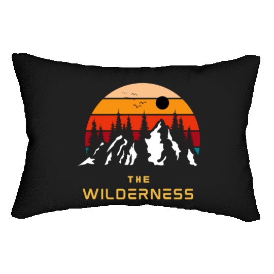 The Wilderness - Embrace the Raw Beauty of Nature Lumbar Pillows