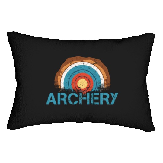 Retro Vintage Archery Hunting Bow And Arrow Lumbar Pillows
