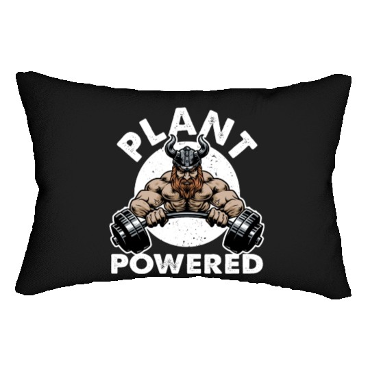 Gym Vegan Plant Powered Workout Lumbar Pillows