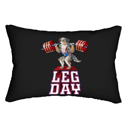 Leg Day Aussie Weight Lifting Squat Gym Lumbar Pillows