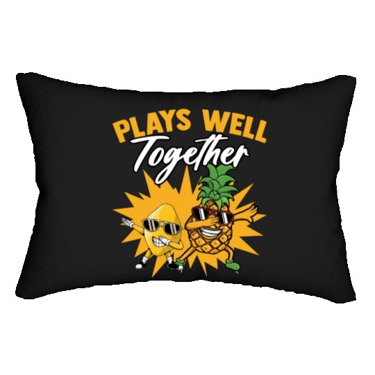 Pineapple And Lemon Plays Well Together A Sweet Lumbar Pillows