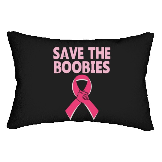 Save The Boobies Lumbar Pillows