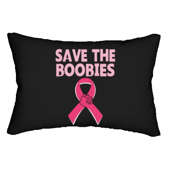 Save The Boobies Lumbar Pillows