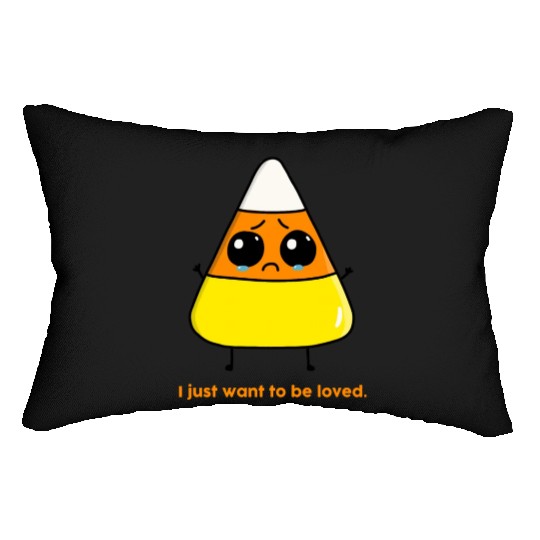 Halloween Gifts Candy Corn Lumbar Pillows