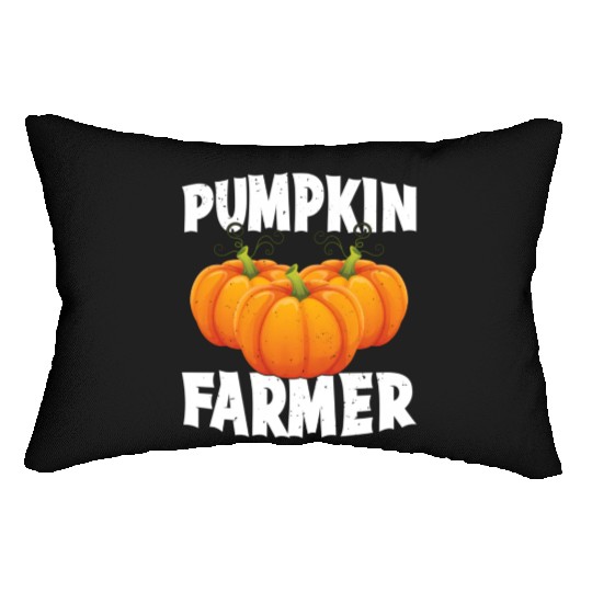 Pumpkin Farmer Halloween Pumpkin Grower Spooky Lumbar Pillows