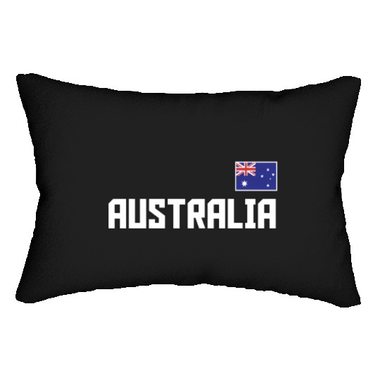 Australia Flag Australian Pride Athletic Style Lumbar Pillows