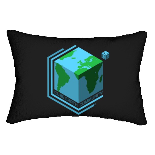 Cube Earth Community Lumbar Pillows