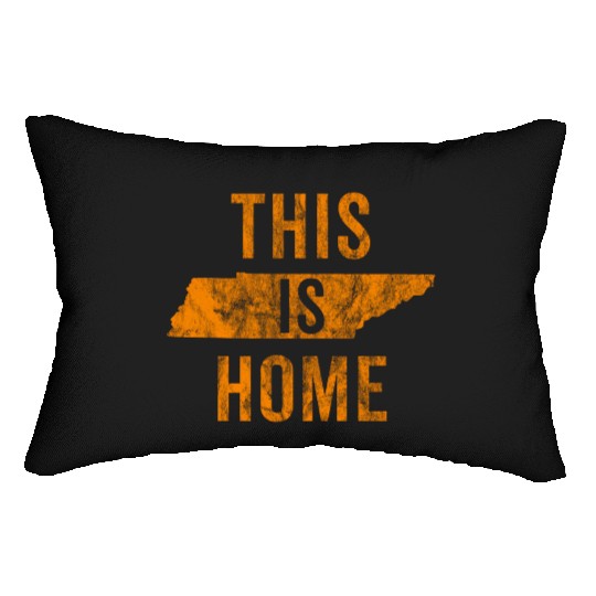 This Is Home Tennessee State Orange Proud Fan Lumbar Pillows