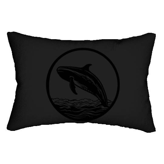 Whale Ocean Marine Lumbar Pillows