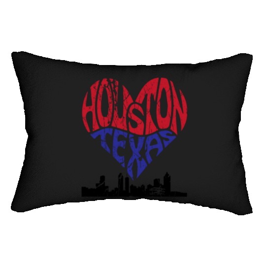 Houston, Texas Pride: Embrace the Spirit USA Lumbar Pillows