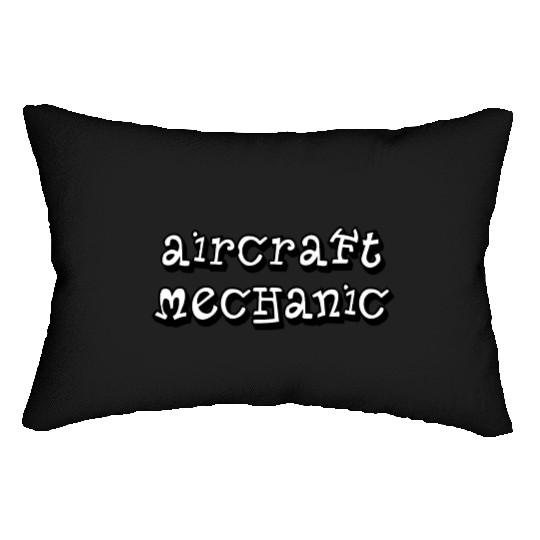 Aircraft Mechanic Simple Lumbar Pillows