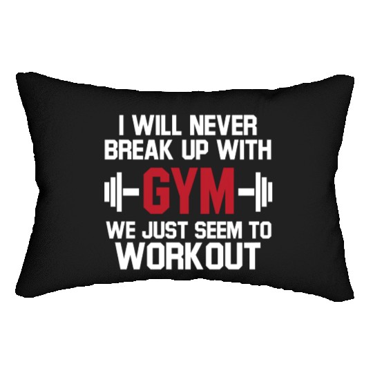 Funny Gym Fitness Workout Lumbar Pillows