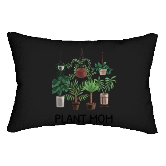 Plant Mom Potted Plant Lover Lumbar Pillows