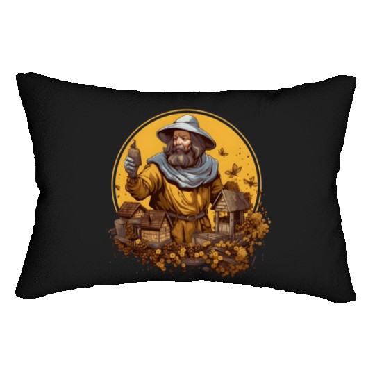 Beekeeping in the Ages - Medieval Tale Lumbar Pillows