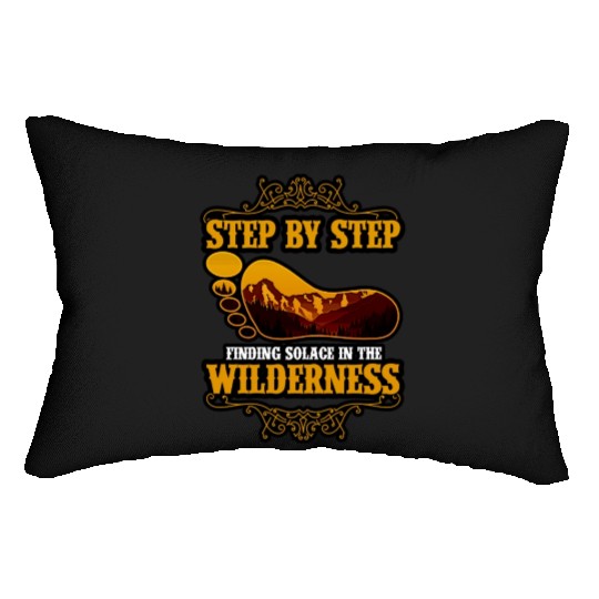 Step By Step Finding Solace In The Wilderness Lumbar Pillows