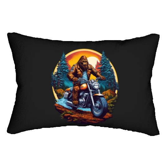 Bigfoot Biker Lumbar Pillows