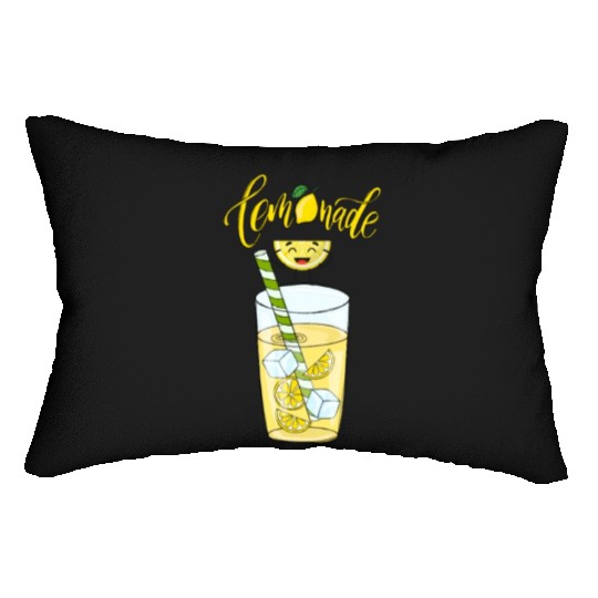 sweet lemonade Lumbar Pillows