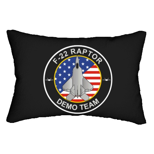 F 22 RaptorDemo Team Lumbar Pillows