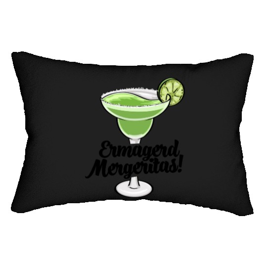 Ermagerd Margarita Lumbar Pillows