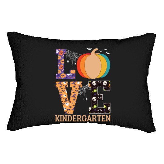 Love Pumpkin Candy Corn Halloween Love Costume Men Lumbar Pillows