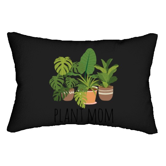 Houseplants Galore Plant Mom Lumbar Pillows