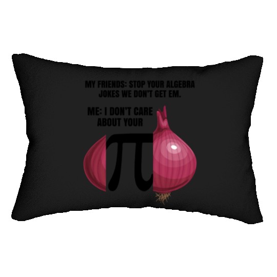 My Friend Stop Your Algebra Joke Opinion Onion Pi Lumbar Pillows