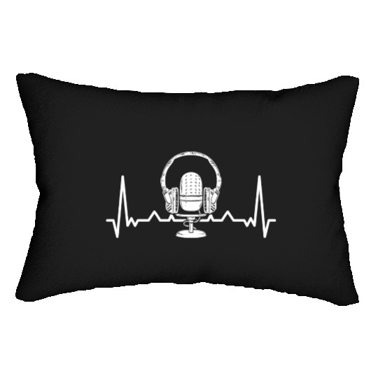 Podcast Microphone A True Crime Murder Show Lover Lumbar Pillows
