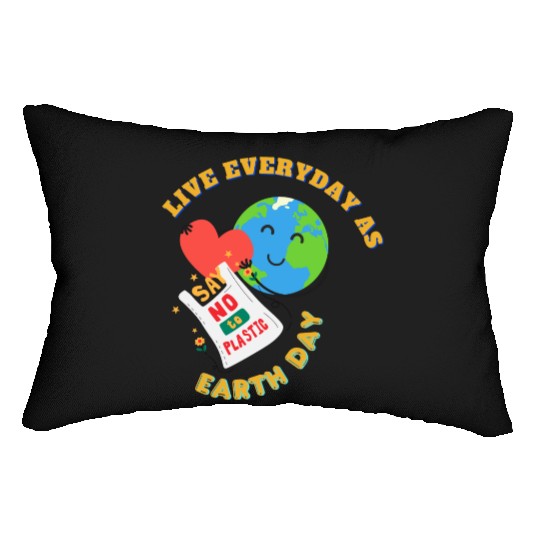 Earth day Lumbar Pillows