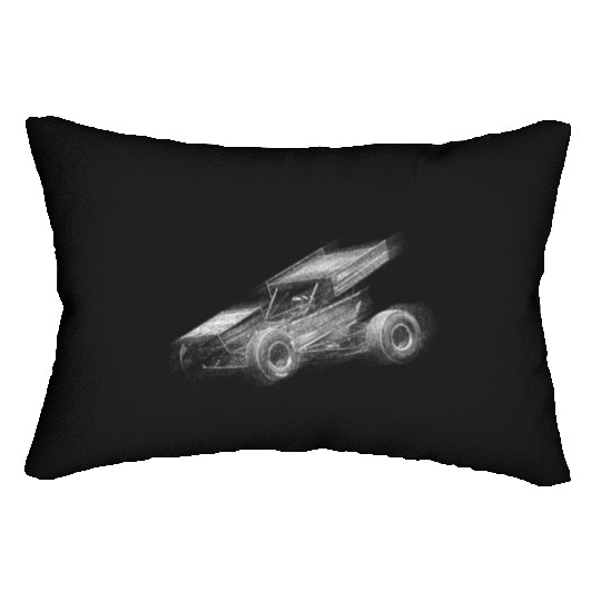 Sprint Car Mom Dirt Track Racing Racing Race Day Lumbar Pillows