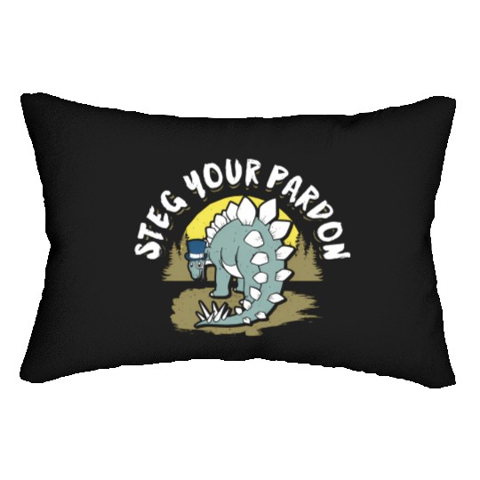 Dinosaur T For Stegosaurus Lumbar Pillows