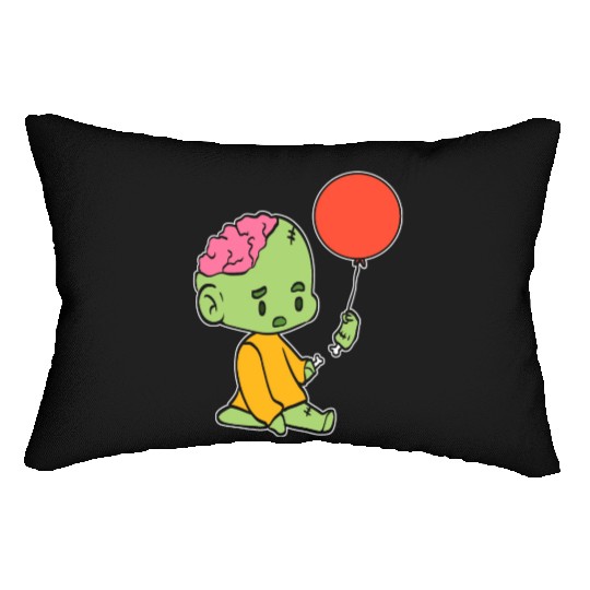 Zombie Child Balloon Seller Gift Lumbar Pillows