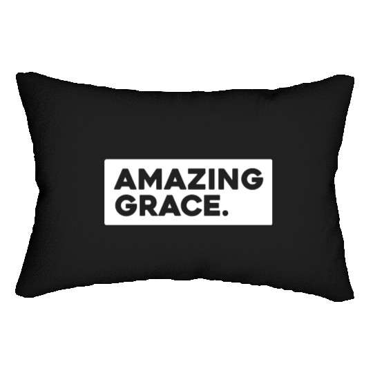 Amazing Grace Love Jesus Christian Christmas Lumbar Pillows