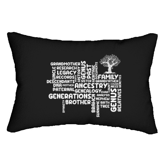 Genealogy Grandmother Ancestry Generation Lumbar Pillows