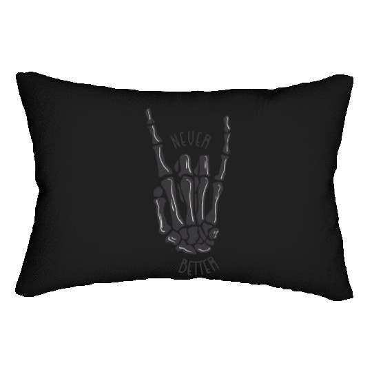Never better skeleton Lumbar Pillows