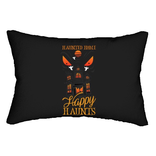 Horror Paranormal Haunted House Spooky Halloween Lumbar Pillows