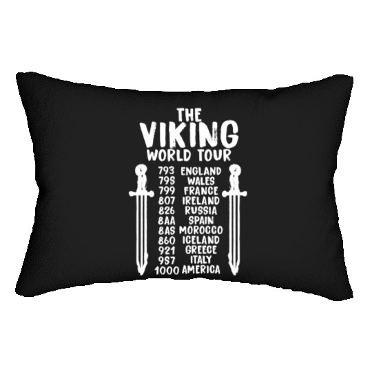 The Viking World Tour Lumbar Pillows