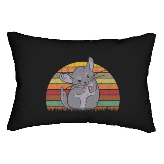 Chinchilla Retro Cotton Mouse Vintage Lumbar Pillows