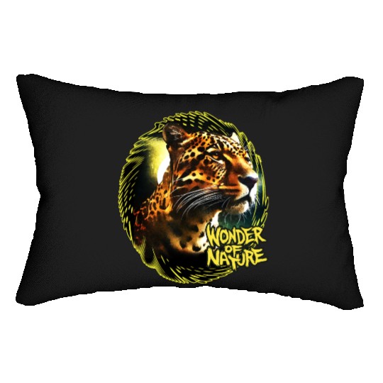 Moonlit Jaguar Lumbar Pillows